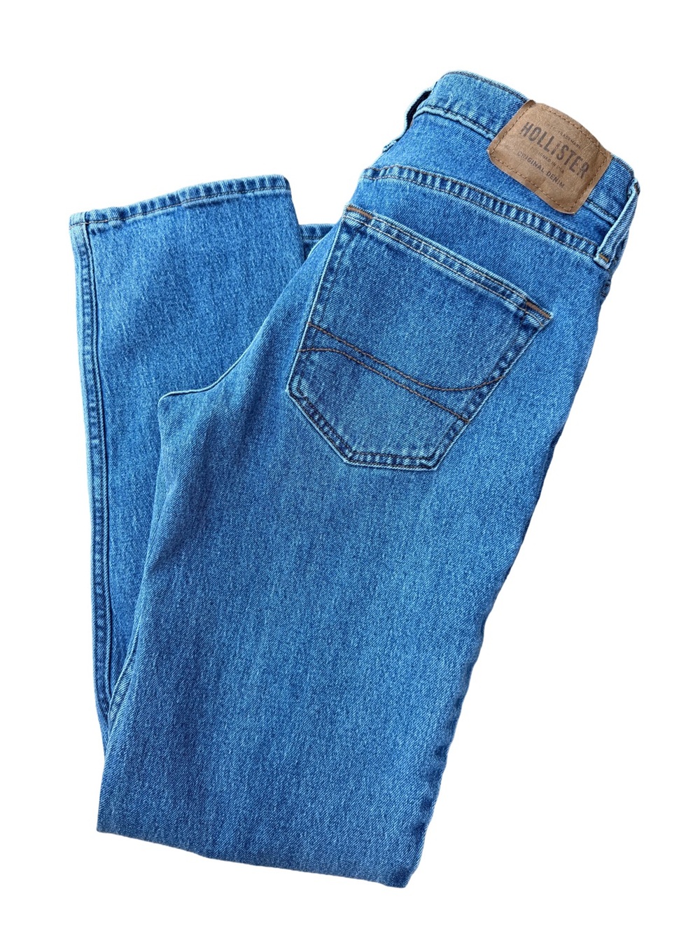 Hollister Women's Slim Straight Jeans Medium Wash Size 6 / 28x29.5 (Tag 28x32)